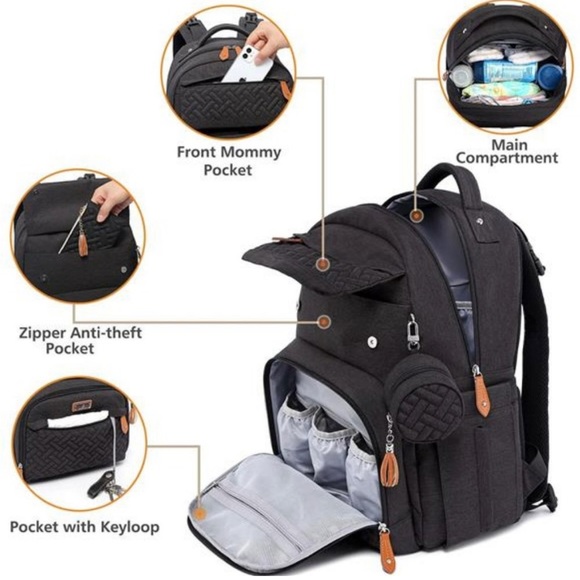 Babbleroo Diaper Bag/backpack BBR198